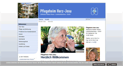 Desktop Screenshot of pflegeheim-herz-jesu.de