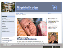 Tablet Screenshot of pflegeheim-herz-jesu.de
